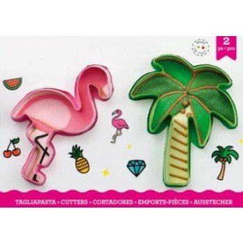 Cortadores Flamingo e Palmeira  - Conj. 2
