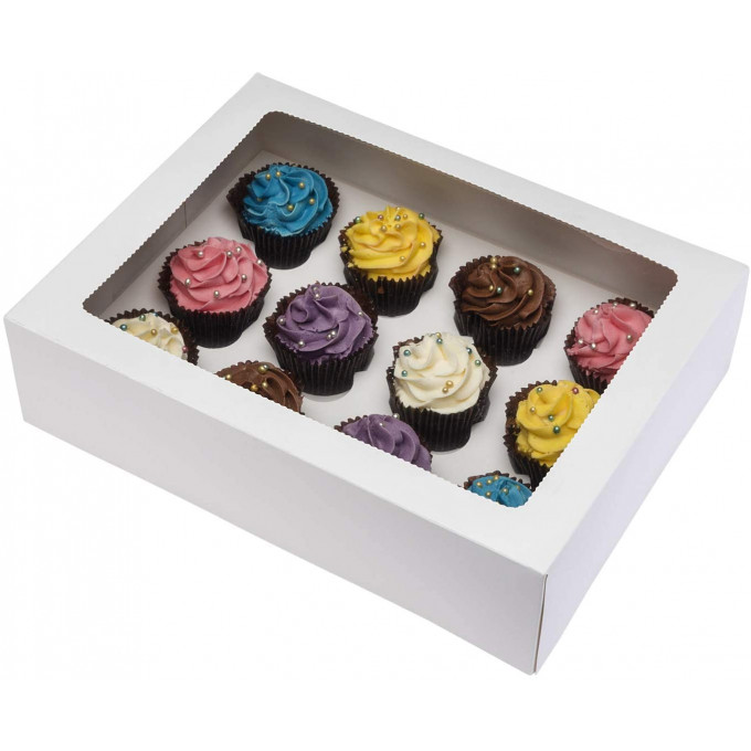 caixa 12 mini cupcakes