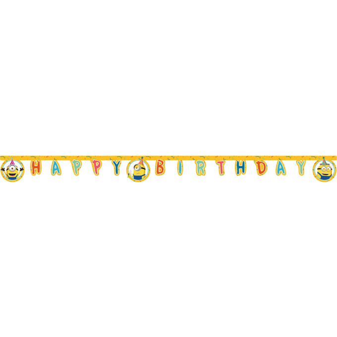 Minions Banner Happy Birthday